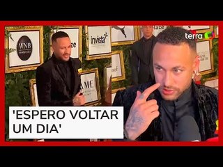 Em leilão, Neymar lamenta lesão e especula retorno ao Santos