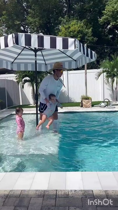 Children swimming