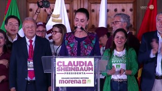 Crónica de la victoria y celebración de Claudia Sheinbaum