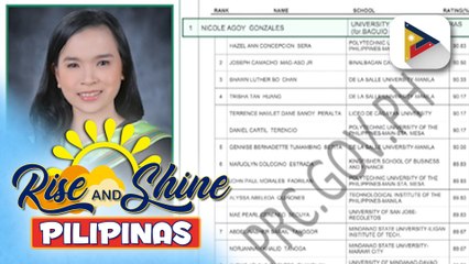 University of Cordilleras graduate na si Nicole Gonzales, nag-Top 1 sa CPA licensure examination