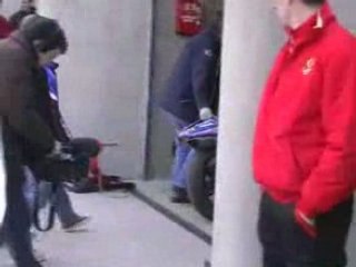 Une yam après une chute avant le dunlop