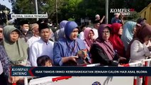 Isak Tangis Iringi Keberangkatan Jemaah Calon Haji Asal Blora