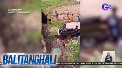 Van, nahulog sa bangin, 4 na magkakaanak, sugatan | Balitanghali