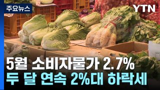 5월 소비자물가 2.7% 상승...과일 등 51종 할당관세 / YTN