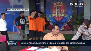 Serang Pengendara Motor, 2 Orang Anggota Gangster Ditangkap