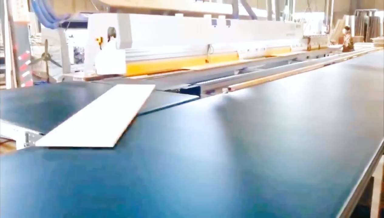 Wood furniture factory automatic edge banding machine automatic rotation line save labor improve efficiency