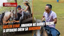 Caitlyn Stave, hinamon ng barrel racing si Biyahero Drew sa Bukidnon! | Biyahe ni Drew