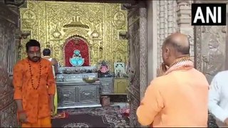 राजस्थान भाजपा अध्यक्ष सी.पी. जोशी ने सांवलिया सेठ मंदिर में पूजा की