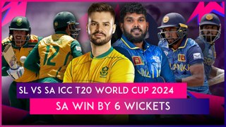 SL vs SA ICC T20 World Cup 2024 Stat Highlights: South Africa Defeated Sri Lanka By Six Wickets