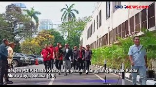 Sekjen PDIP Hasto Kristiyanto Tiba di Polda Metro Jaya, Siap Jalani Pemeriksaan Kasus Dugaan Penyebaran Berita Hoaks