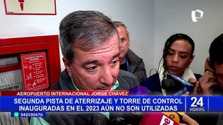 Aeropuerto Jorge Chávez: reportan que nueva torre de control y segunda pista no están al 100% operativas