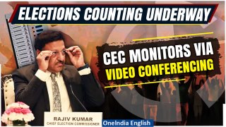 Lok Sabha Elections 2024: CEC Rajiv Kumar Monitors Counting via Video Conferencing | Oneindia News