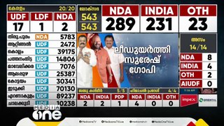 തൃശൂരിൽ അഞ്ചാം റൗണ്ട് എണ്ണുന്നു; എല്ലാ മണ്ഡലങ്ങളിലും മുന്നേറ്റവുമായി സുരേഷ് ഗോപി