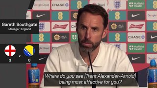 'Really good options' - Southgate praises Alexander-Arnold's versatility