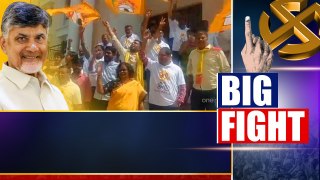 Mangalagiri TDP Party Officeలో తెలుగు తమ్ముళ్ళ సంబరాలు | Oneindia Telugu