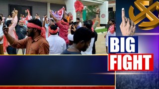 Mangalagiri Janasena Party Officeలో జనసేన కార్యకర్తలు సంబరాలు | Oneindia Telugu