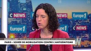 Manon Aubry : «Je fais la distinction entre le gouvernement de Benyamin Netanyahou et la population israélienne»