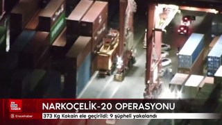 NARKOÇELİK-20 operasyonlarında 373 Kg Kokain ele geçirildi