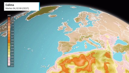 Más calor, episodio de calima y una DANA que dejará tormentas el fin de semana