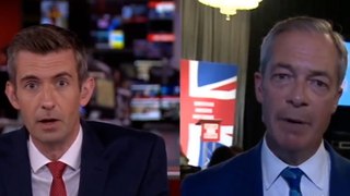 Nigel Farage brands BBC newsreader ‘very, very boring’ during heated interview on election bid