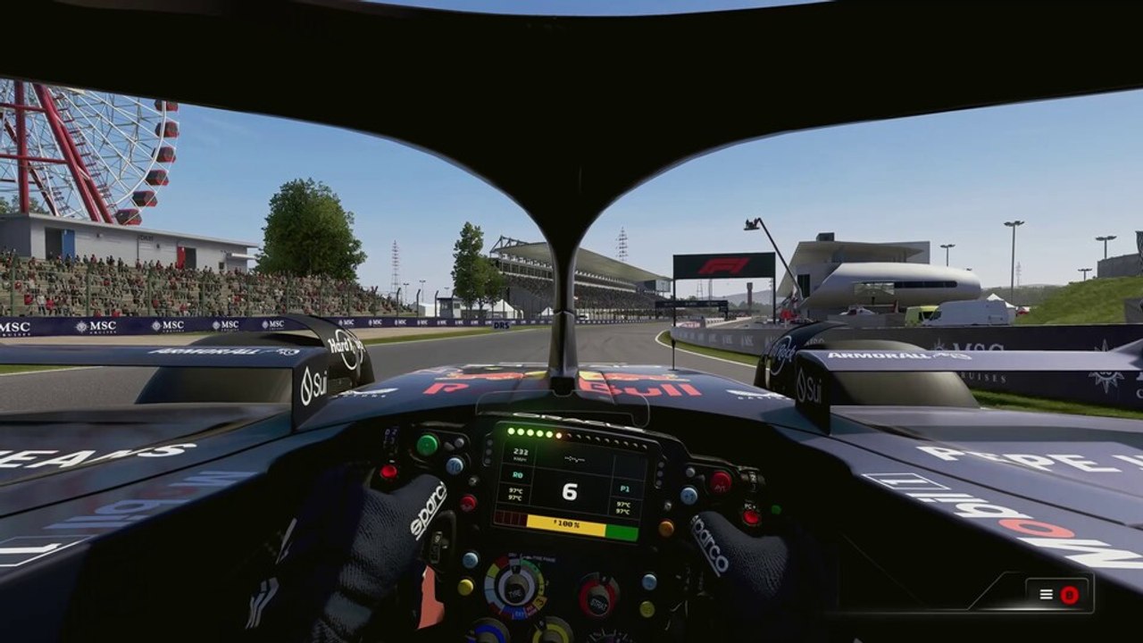 F1 24: wir fahren eine runde in suzuka und genießen das neue fahrzeughandling