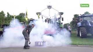 Les premiers tracteurs sont arrivés à Bruxelles pour manifester contre les mesures environnementales européennes