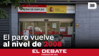 El paro vuelve al nivel de 2008 tras bajar en 58.650 personas en mayo, gracias en gran medida a la hostelería