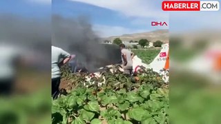 Kayseri'de eğitim uçağı düştü, mürettebattan haber alınamıyor
