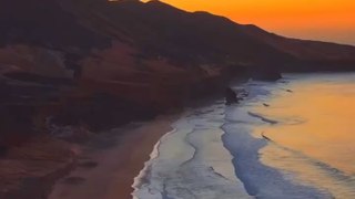 LE PLUS BEAU sunset sur la plage de Cofete à Fuerteventura [@welovefuerte]