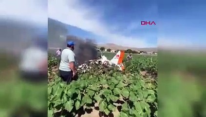 Kayseri'de askeri eğitim uçağı düştü: 2 pilot hayatını kaybetti