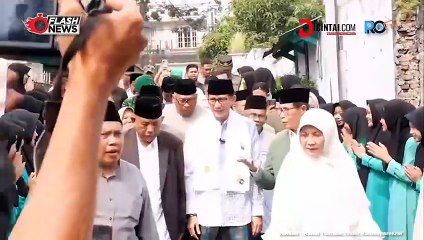 Jajaki Program Santripreneur Sandiaga Uno Sambangi Pesantren Syamsul Ulum Sukabumi