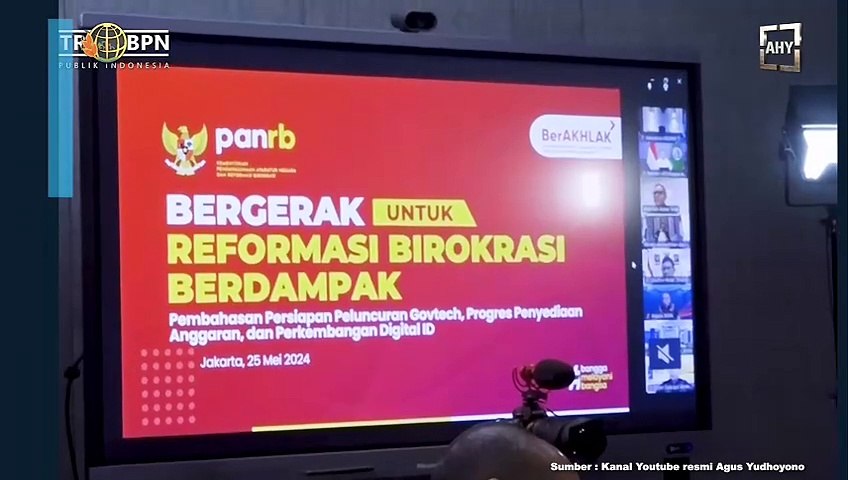 AHY Bersama Luhut Panjaitan Gelar Rapat Online Persiapan Berbasis Elektronik