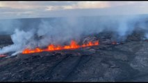 Le immagini aeree del vulcano Kilauea in eruzione