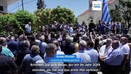 Kurz vor den Europawahlen: Griechische Parteien werben um die Stimmen der Wähler