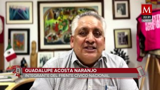 Acosta Naranjo convoca a refutar irregularidades en los resultados de las elecciones