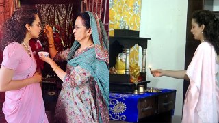 Lok Sabha Election Result 2024: Kangana Ranaut With Mother Puja Inside Photos Viral, Win Chances…