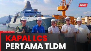 Kapal LCS pertama TLDM berjaya diluncurkan ke air