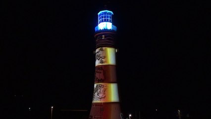 Plymouth Three Towns 100   Smeatens Tower Lights show. Part 3 Atlantic City 28th November 2014