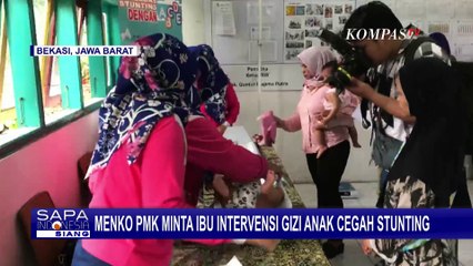 Menko PMK Minta Ibu Intervensi Gizi Anak untuk Cegah Stunting