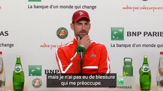 Roland-Garros - Djokovic : 