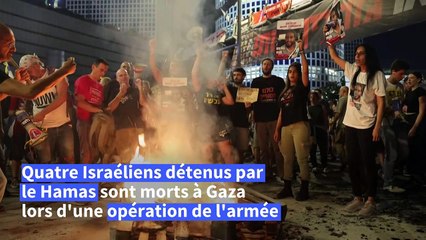 "Nous avons le coeur brisé": des centaines de manifestants pleurent les otages à Tel-Aviv