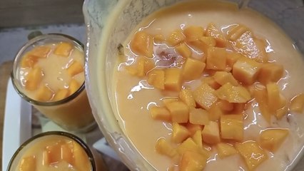 Mango milkshake|Mango smoothie|Summer drink #cooking #baking