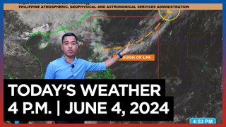 Today's Weather, 4 P.M. | June 4, 2024