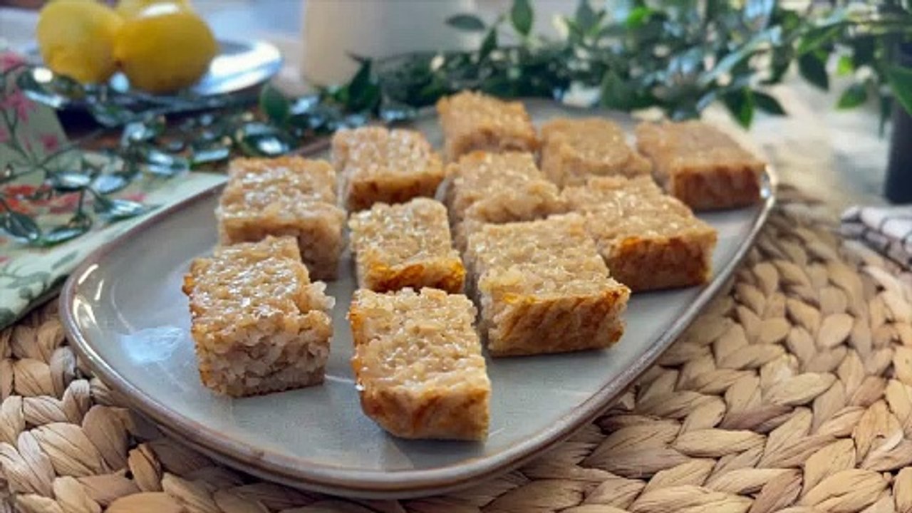 Bocaditos de arroz con leche