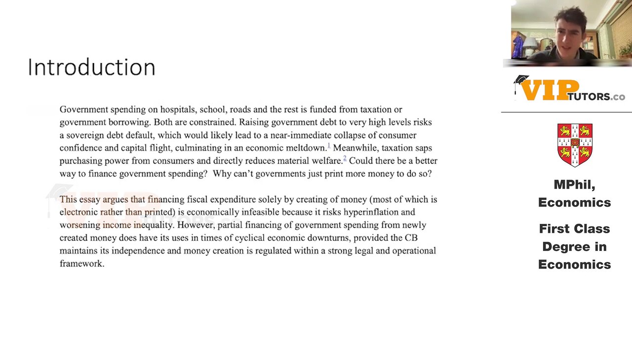 John Locke Review of Past Winning Essay - Economics (Part 1 of 5)
