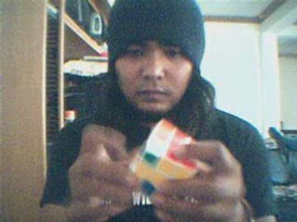me solving rubik's cube