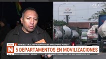 SCZ  TRANSPORTE ANALIZARÁ SI NLOQUEO SE DECLSRA INDEFINIDO; SE MANTIENE BLOQUEOBEN MONTERO