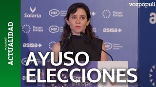 Ayuso advierte que no puede pasar lo mismo que en las generales