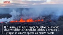 Hawaii, il vulcano Kilauea erutta in una zona spenta da mezzo secolo: la lava fuoriesce dalle faglie nel suolo