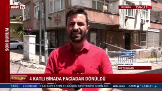 Bahçelievler'de balkonu çöken bina boşaltıldı